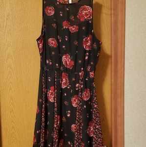 Women's Floral Dress XL